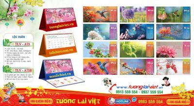 In Lịch Bàn theo yêu cầu