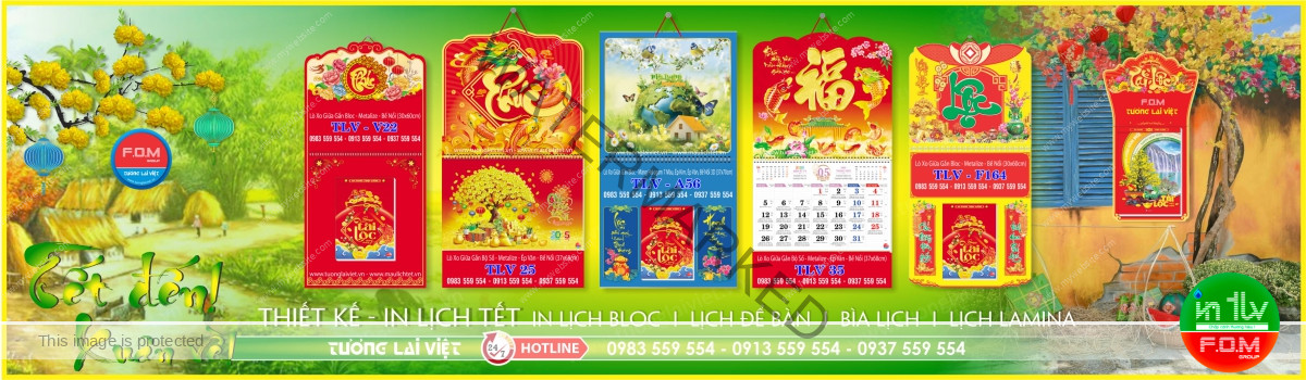 In Lịch Lò Xo Giữa