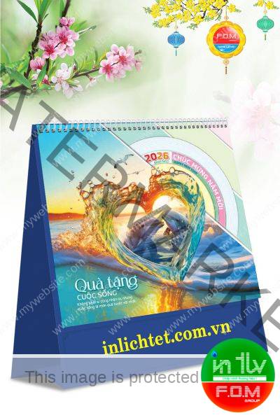 Lịch Bàn Đứng Quà Tặng Cuộc Sống